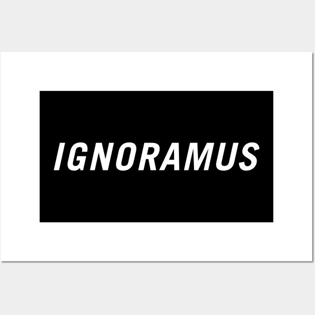 Ignoramus Wall Art by PersonShirts